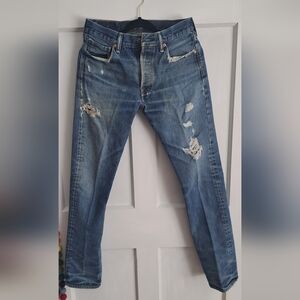 Vintage Distressed Levi Jeans